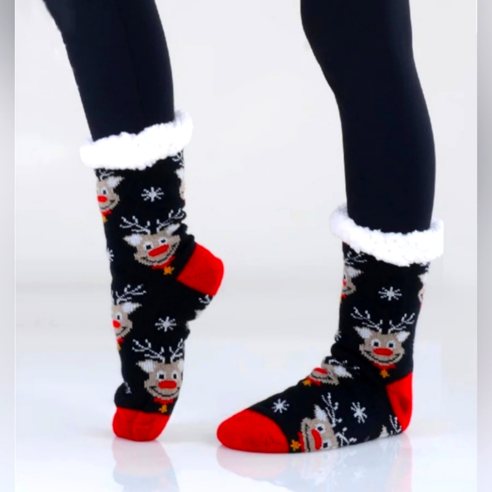 💥2/$25💥 Ultra Fluffy Sherpa Slipper Socks